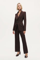 Belted Tailored Blazer